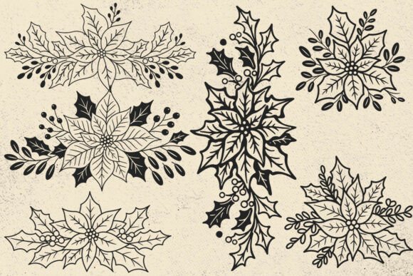 Christmas Floral Set SVG Review