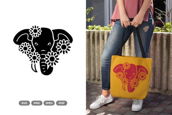 Floral Elephant SVG Clipart Review