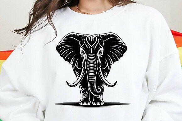 Floral Elephant Svg, Elephant Png, Flowers