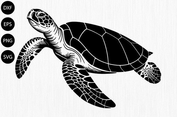 Floral Turtle Svg, Turtle SVG, Polynesian