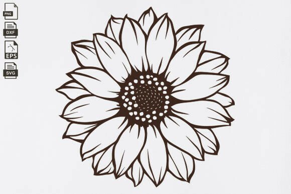 Sunflower SVG, Floral, Sunflower, Flower